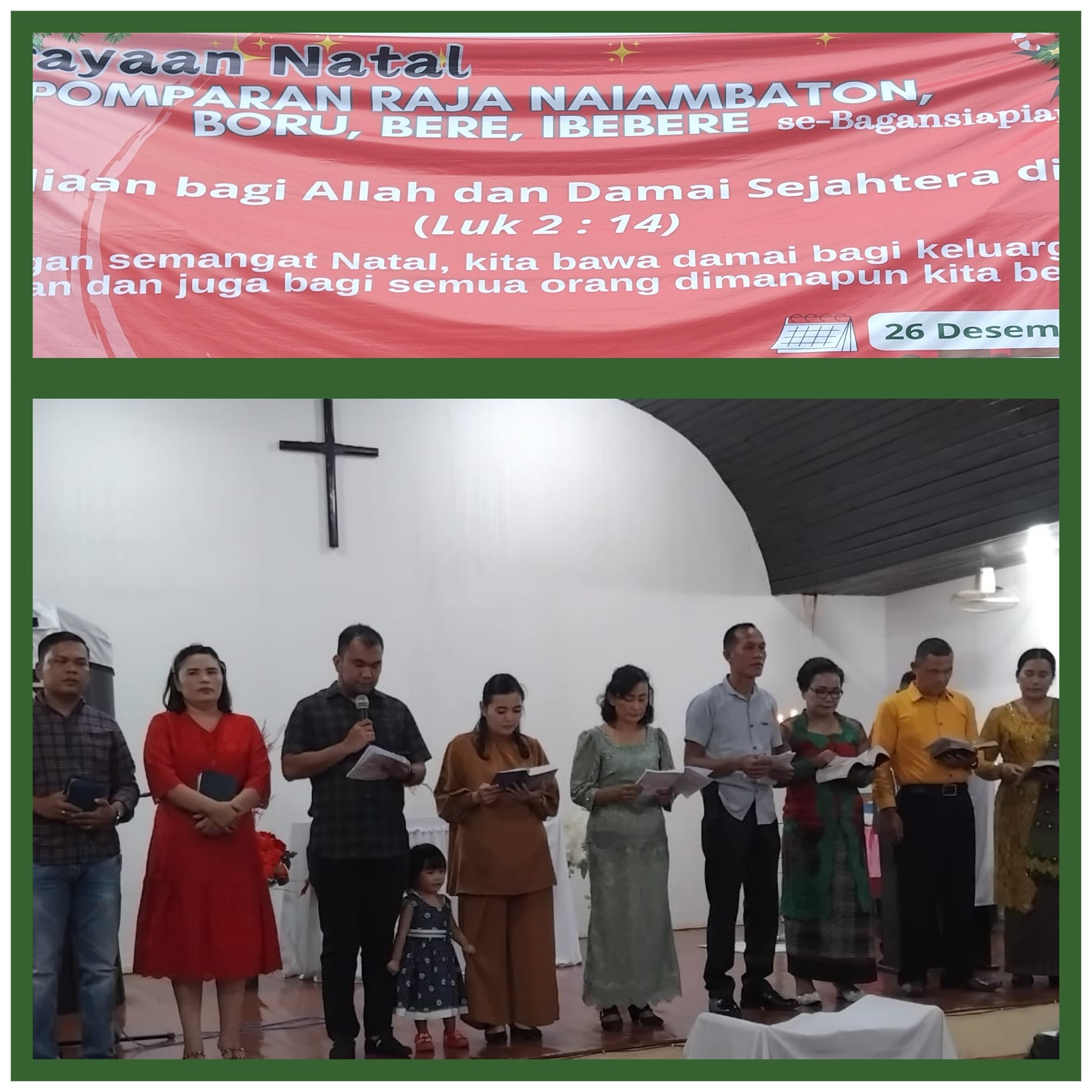 Perdana Punguan PARNA Bagansiapiapi Melaksanakan Perayaan Natal Bersama 2023