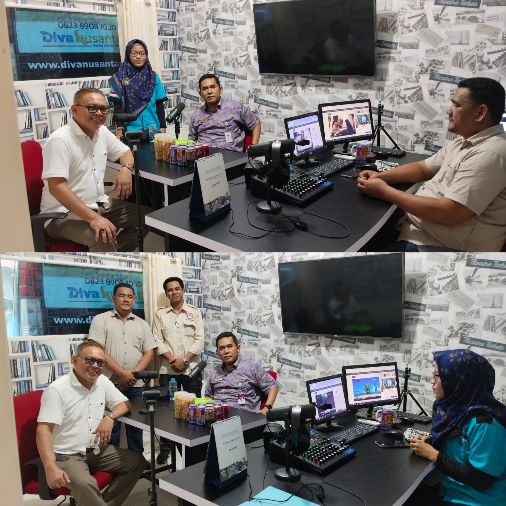 Komisioner KPI Daerah Riau Kunker Ke Radio Diva Nusantara